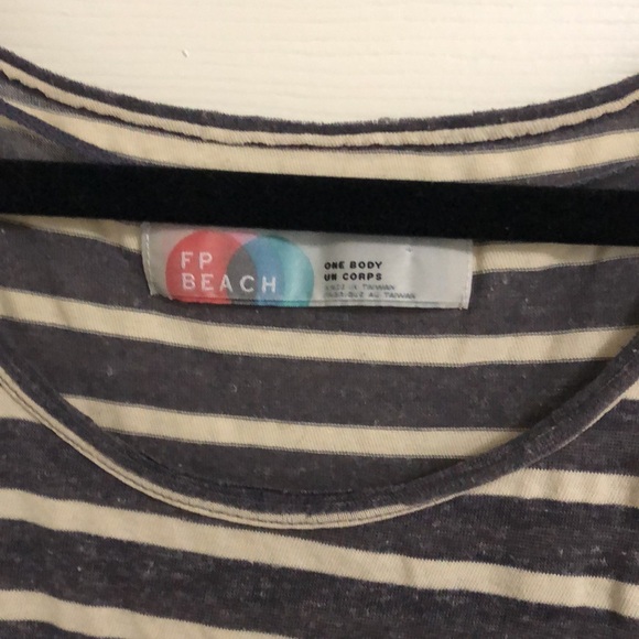 Free People striped long sleeve tshirt - Picture 4 of 4